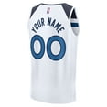 thumbnail image 3 of Men's Fanatics White Minnesota Timberwolves Fastbreak Custom Jersey - Association Edition, 3 of 3