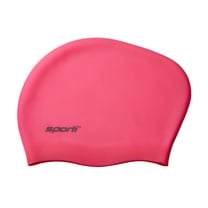 Sporti Swim Cap for Long Hair, Extra Space, Snug Fit, Latex-Free, Easy On/Off