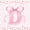 Pink D, variant on Catabedysis Ribbon ABC Print A Zipper Twin Comforter Sets with Fitted Sheet and 2 Pillowcases,Personalized Monogrammed Gifts Zipper Bedding Set For Girls,Pink Reversible,4-Piece