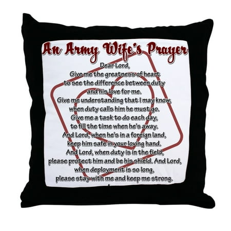 - CafePress - An Army Wife's Prayer - Decor Throw Pillow (18