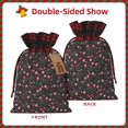 thumbnail image 2 of Honeii Valentine'S Day Print Small Burlap Bags,Christmas Drawstring Treat Bags Gift Bags Reusable Candy Goodie Wrapping Bags for Holiday Party Favors Supplies -Black, 2 of 8