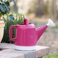 thumbnail image 2 of Bloem Deluxe 2 Gallon Plastic Watering Can - Indoor/Outdoor with 256 Fl Oz Capacity, Removable Nozzle, Shatterproof, Fuchsia, 2 of 6
