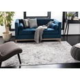 thumbnail image 4 of SAFAVIEH Amelia Roslyn Abstract Area Rug, Gray/Light Gray, 5'3" x 7'6", 4 of 14