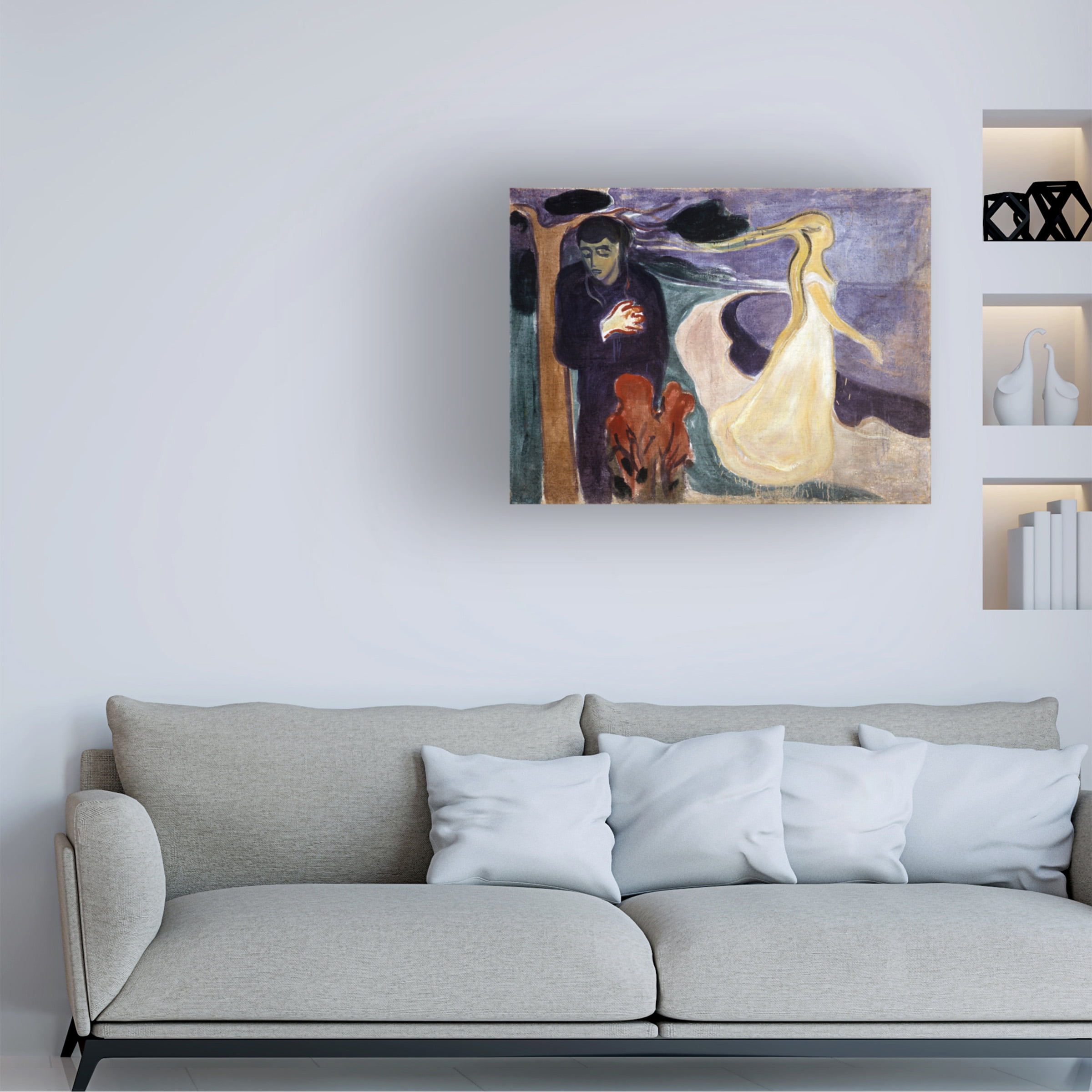 Edvard Munch 'Separation' Canvas Art