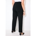thumbnail image 4 of Catherines Women's Plus Size Petite Straight Leg Ponte Pant, 4 of 6