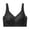 Black, variant on Antinious Ladies Wireless Embossed Breathable Seamless Support Comfortable Everyday Bra