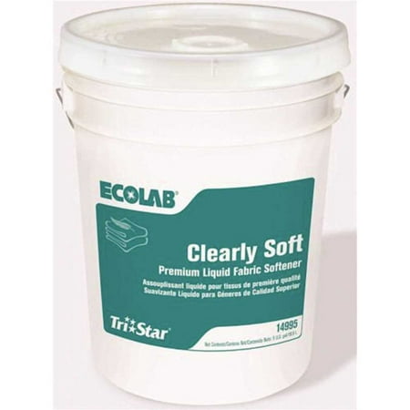 Ecolab Tri-Star Clearly Softener Soft Fabric Clean Springtime Scent -