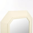 thumbnail image 5 of SAFAVIEH Zaira 23.82" x 35.4" White Modern Wall Mirror, 5 of 6