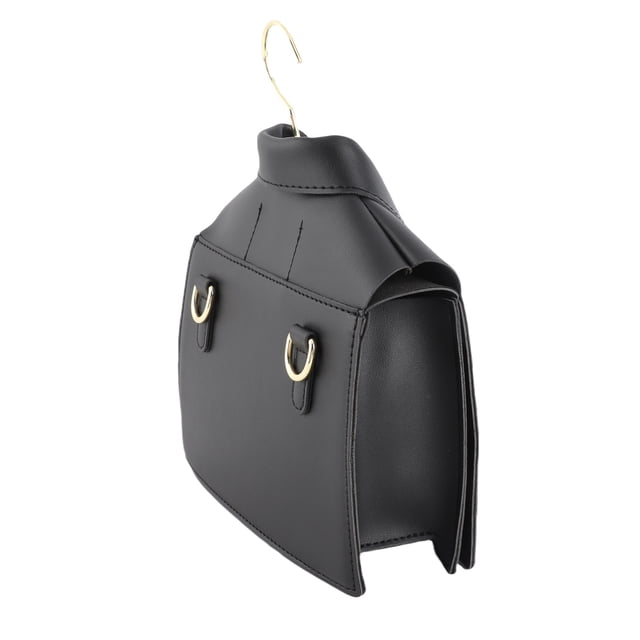 Bolso De Hombro Portátil, Bolso Minimalista De Cuero De PU Hecho De Novedad Bolso De Mano Con Forma De Percha Para Ir De Compras, Almacenamiento En El Armario