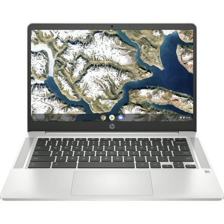 HP Chromebook 14" HD Laptop, Intel Celeron N4000, 4 GB RAM, 32 GB eMMC, Chrome OS, Mineral silver, 14a-na0030nr