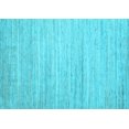 thumbnail image 1 of Ahgly Company Indoor Rectangle Abstract Light Blue Contemporary Area Rugs, 5' x 8', 1 of 4