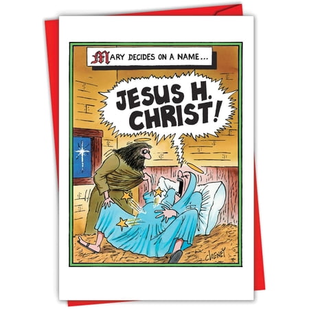 Jesus H Christ - Mom's Season's Greetings Card with Envelope (4.63 x 6.