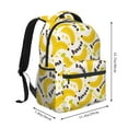 thumbnail image 2 of Balery Banana Fruit Mochila Escolar Impresa, Mochila Ligera para Viajes Casual, Mochila Duradera y Cómoda Multifuncional, Mochila para Laptop-One Size, 2 of 5