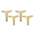 thumbnail image 4 of 4 Metal Legs Sofa feet 13cm Golden, 4 of 6