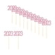 thumbnail image 5 of 12 piezas de decoración para cupcakes, decoración para tartas, suministros de decoración para cupcakes, decoraciones para decoración de fiestas, Rosado Sunnimix topper de la magdalena, 5 of 8