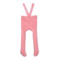 thumbnail image 1 of Douhoow 0-3Y Baby Suspender Overall Pantyhose Solid Color Ribbed Knit Tights Infant Autumn Leggings, 1 of 6