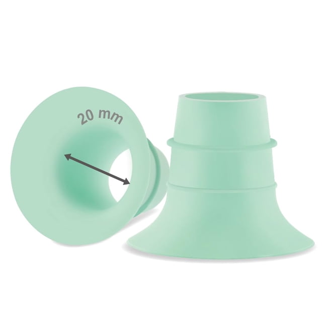 Insertos para Brida de Extractor de Leche Maymom 20 mm Verde Compatible