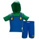 thumbnail image 1 of Nintendo Boys Super Mario Short Sleeve Hoodie & Shorts Set (Toddler & Little Boys), Luigi Design, Sizes 2T–16, 1 of 4
