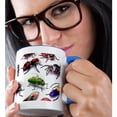 thumbnail image 2 of 3dRose, Bug Pattern , 11oz Two-Tone Blue Mug, 2 of 7