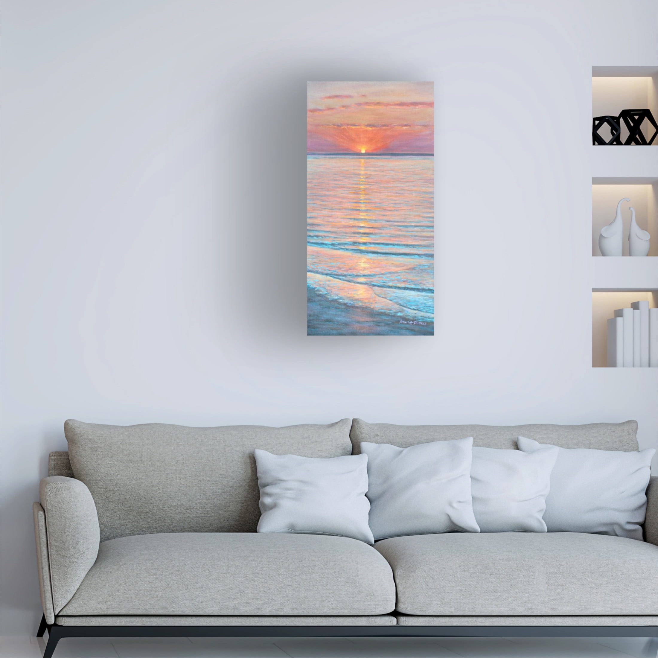 Canvas Wall Art - Bruce Dumas 'Relax' Wall Art for Living Room, Bedroom, or Office Décor by Trademark Fine Art - 10 x 19 Inches