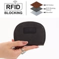 thumbnail image 5 of Wrangler Floral Tooling Small Keychain Wallet for Women RFID Blocking Credit Card Holder and Coin Purse, Black, 5 of 7