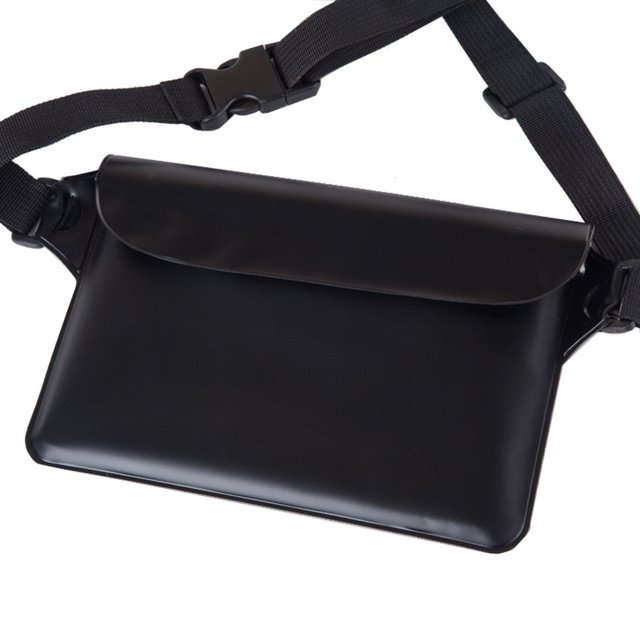 Bolsa Buceo Cintura Impermeable JShteea Natación Ski Drift Shoulder Pack Negro Para Estrenar