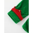 thumbnail image 7 of ZOEREA 7Pcs Kids Christmas Elf Green Set Outfit Velevt Suit Set Xmas Boy's Outfit with Elf Ears, Hat, Shoes, Belt, Socks 6-12Y, 7 of 7