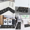 thumbnail image 5 of Spider Web and Skulls Halloween Pattern Kitchen Rugs Sets Of 2,Anti Fatigue Kitchen Mat Rugs Non Slip Washable,Decorative Kitchen Floor Mats for Kitchen,Sink,Laundry,17"X30"+17"X47", 5 of 7