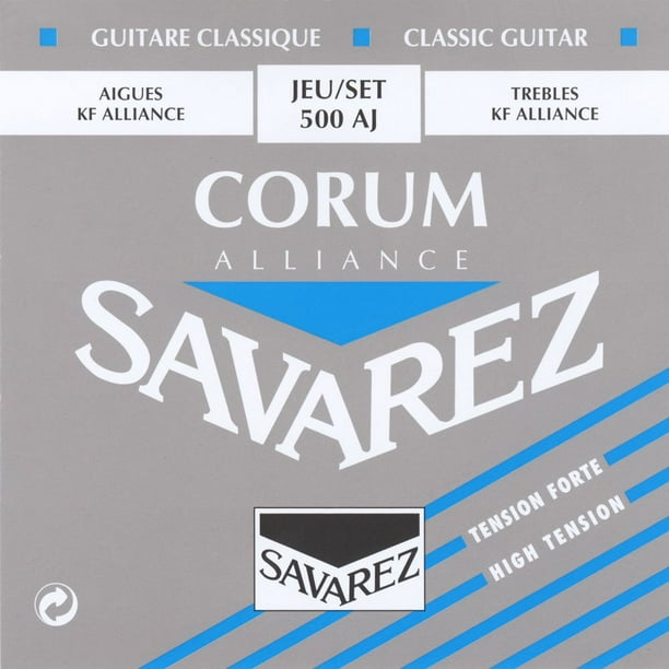 Cuerdas para guitarra clásica Savarez Corum Alliance 500AJ High Tension