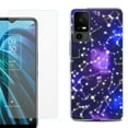 thumbnail image 1 of OneToughShield ® for TCL 40 XE 5G Shockproof Fashion Phone Case, with Tempered Glass Screen Protector - Constellations, 1 of 2
