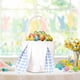 thumbnail image 4 of Cesta de Regalo Decorada con Orejas Cesta de Huevos de Pascua Cesta de Almacenamiento de Decoración de Pascua, 4 of 6