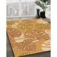 thumbnail image 2 of Ahgly Company Indoor Square Patterned Yellow Orange Area Rugs, 7' Square, 2 of 6