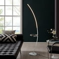 thumbnail image 5 of Lite Source Ls-83562 Monita 68" Tall Led Dual Function Floor Lamp - Silver, 5 of 7
