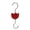 Red, variant on Clearance! Soovim Heavy Duty Hooks Home Storage Hooks for Hummingbird Feeders | Hummingbird Bird Feeder Hook Feeding Hook To Hummingbird Feeding Hook Large Capacity