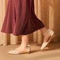 thumbnail image 4 of Montroig Canvas Espadrille Flats - Beige / 7, 4 of 6