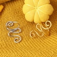 thumbnail image 4 of Houderco 4Ud Anillos Para Crochet Con Guía De Hilo En Metal Resistente Y Tamaño Ajustable, 4 of 8