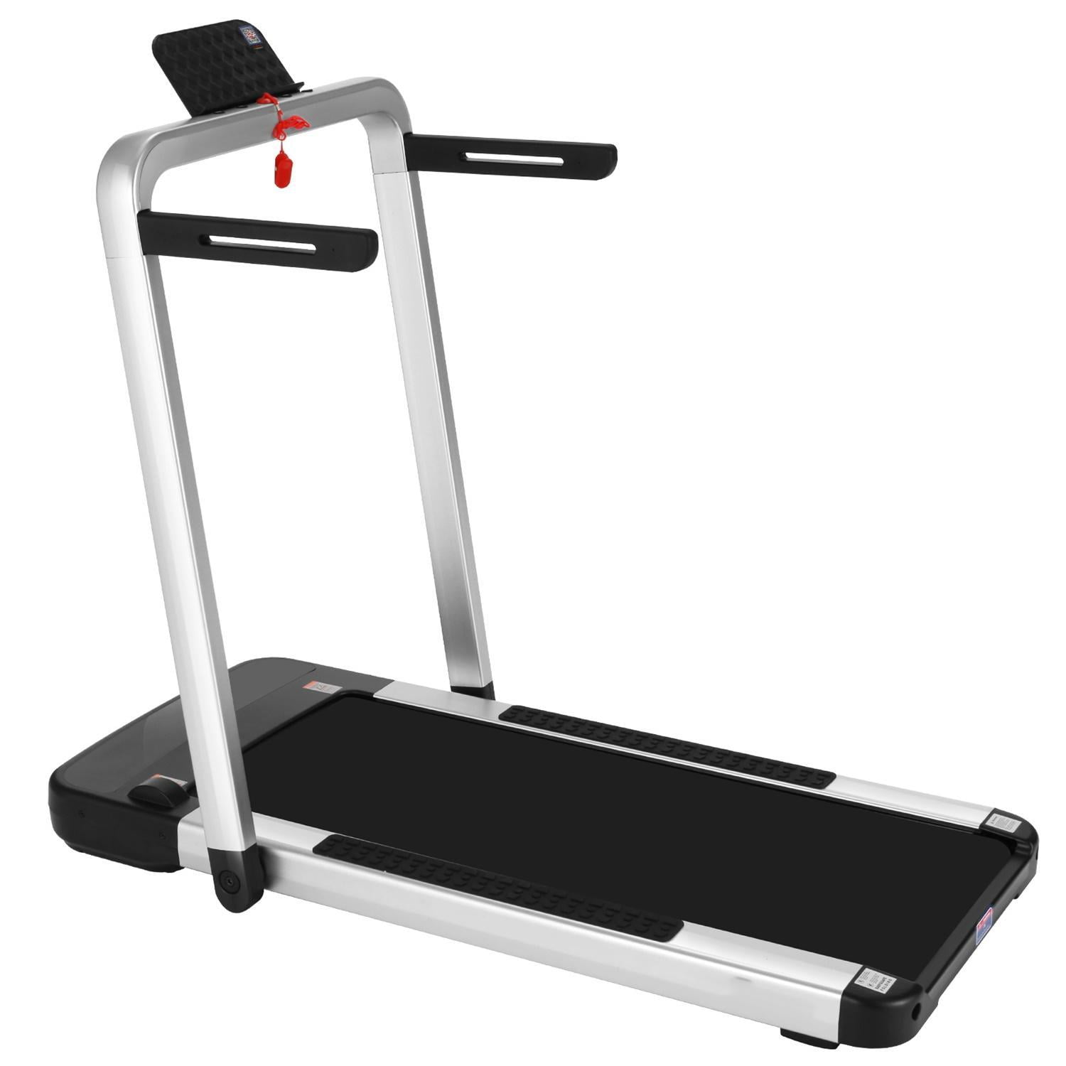 Details about   2.25HP 2 in 1 Folding Treadmill Portable Under Desk Walking Machine Nice Product 