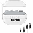 thumbnail image 3 of Lovely Smart Nail Clippers, Electric Toenail Clippers for Seniors and Babies, 2026 3-in-1 Electric Nail Clippers and Polisher (with LED Light, USB Port, and Nail Clipper Storage Case)（White B）, 3 of 4