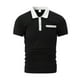 thumbnail image 1 of pstuiky camisetas de hombre, Camisa informal de negocios de manga corta con cuello vuelto y botones para hombre camisas casuales para hombre xxl, 1 of 4