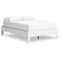 thumbnail image 4 of Signature Design by Ashley Hallityn Full Platform Bed in Matte White Finish, 4 of 8