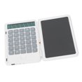 thumbnail image 4 of Calculadora Plegable, Calculadoras De Oficina Plegables Resistentes Al Desgaste Práctico Conveniente Para Llamar Para Reunirse Para Trabajar Para Estudiar ANGGREK Blanco, 4 of 8