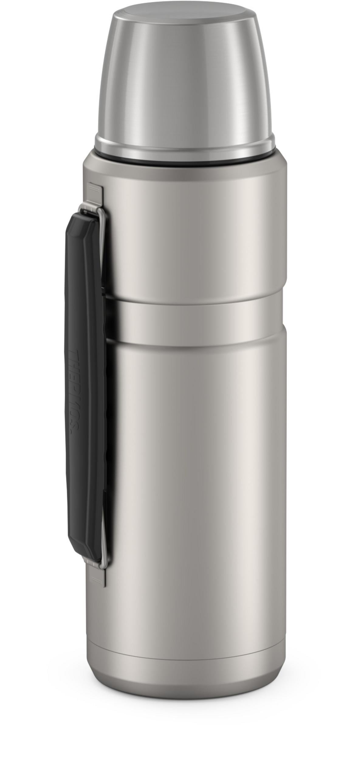 Thermos Stainless King Vacuum-Insulation Beverage Bottle, 2 Liters, Silver  