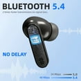 thumbnail image 2 of Wireless Earbuds, ENC Noise Cancelling Ear Buds with Smart Touchscreen Case, Bluetooth Headphones for Sports & Working, White, 2 of 6