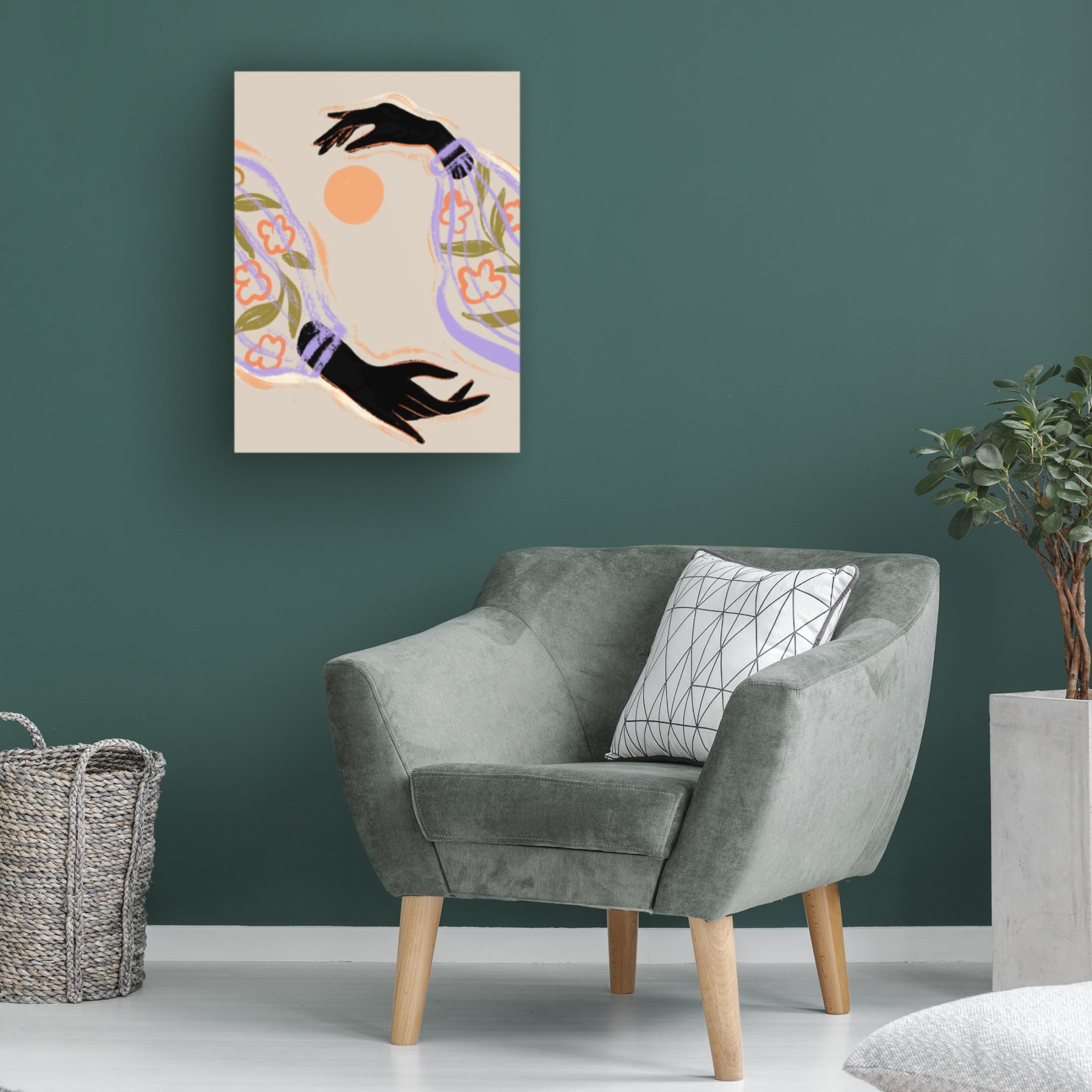Trademark Fine Art Arty Guava Embrace The Sun Canvas Wall Art