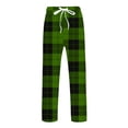 thumbnail image 5 of Delayuji Business Casual Pants for Men Fashion Men's Casual Plaid Loose Sports Plaid Pajama Pants Pants Men's Casual Pants Mens Casual Pants Green Xxxl, 5 of 5