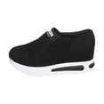 thumbnail image 1 of DXOUPM Shoes for Women Platform Loafers Comfortable Round Toe Walking Sneakers for Daily Work, 1 of 3