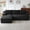 Black, variant on 96 Inch Modular Sectional Couches for Living Room, Modern Boneless Sofa, Upholstered Deep Seat Cloud Couch, Corduroy Comfy L-Shape Sofas Couches, No Assembly Required, Black (Left Facing Chaise)