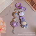 thumbnail image 3 of Llavero con forma de figura de acción de dibujos animados de LABUBU, periférico de anime kawaii, colgante para mochila, decoración para amigos, parejas, festivales, regalo, 3 of 5