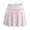 Bow and Heart Pattern, variant on Built-in Shorts Tennis Skirt, Pink Bow Pattern 2 Side Pockets Built-In Safety Shorts Tennis Skort for Golf Pickleball Yoga