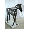 thumbnail image 6 of Nifao Life Size Aluminum Arabian Colt Horse Statue for Decoration – Garden Outdoor Decor Sculpture, 50"L x 15"W x 52"H, 6 of 12
